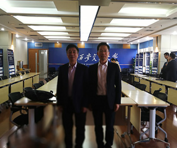 技聯西安交大 奧瑪斯高層在行動